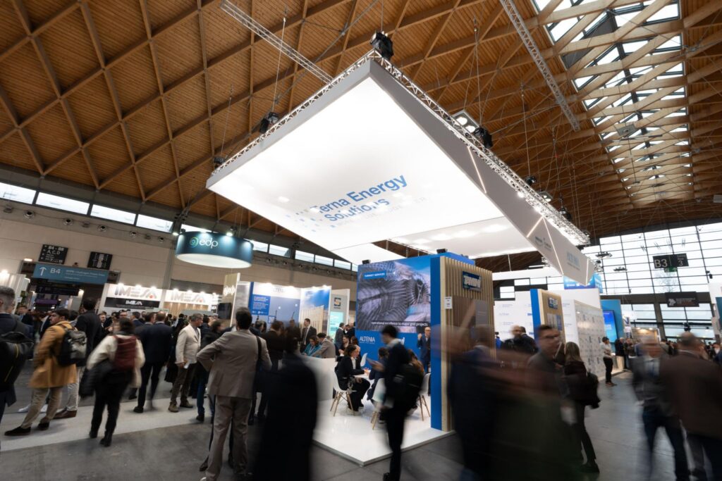 Brugg Cables at KEY – The Energy Transition Expo 2026 2 Brugg Cables booth at energy exhibition showcasing power solutions and industry projects