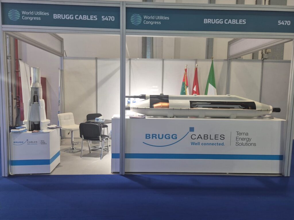 Brugg Cables at the World Utilities Congress 2025 in Abu Dhabi 2 Brugg Cables stand at the World Utilities Congress 2025 in Abu Dhabi