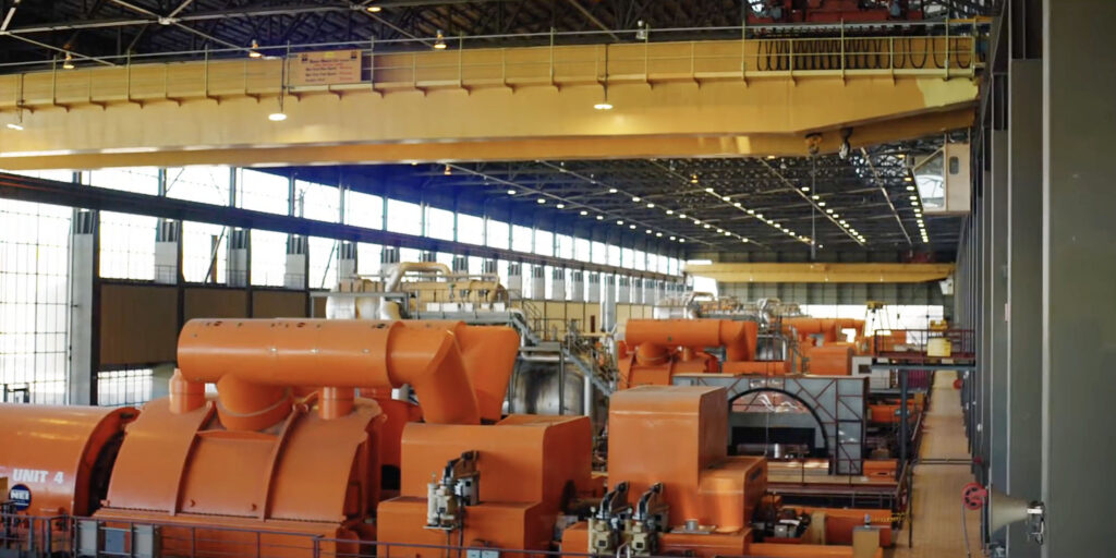 Industrial facility equipment used for cable system services and asset management operations by Brugg Cables Industrial facility equipment used for cable system services and asset management operations by Brugg Cables