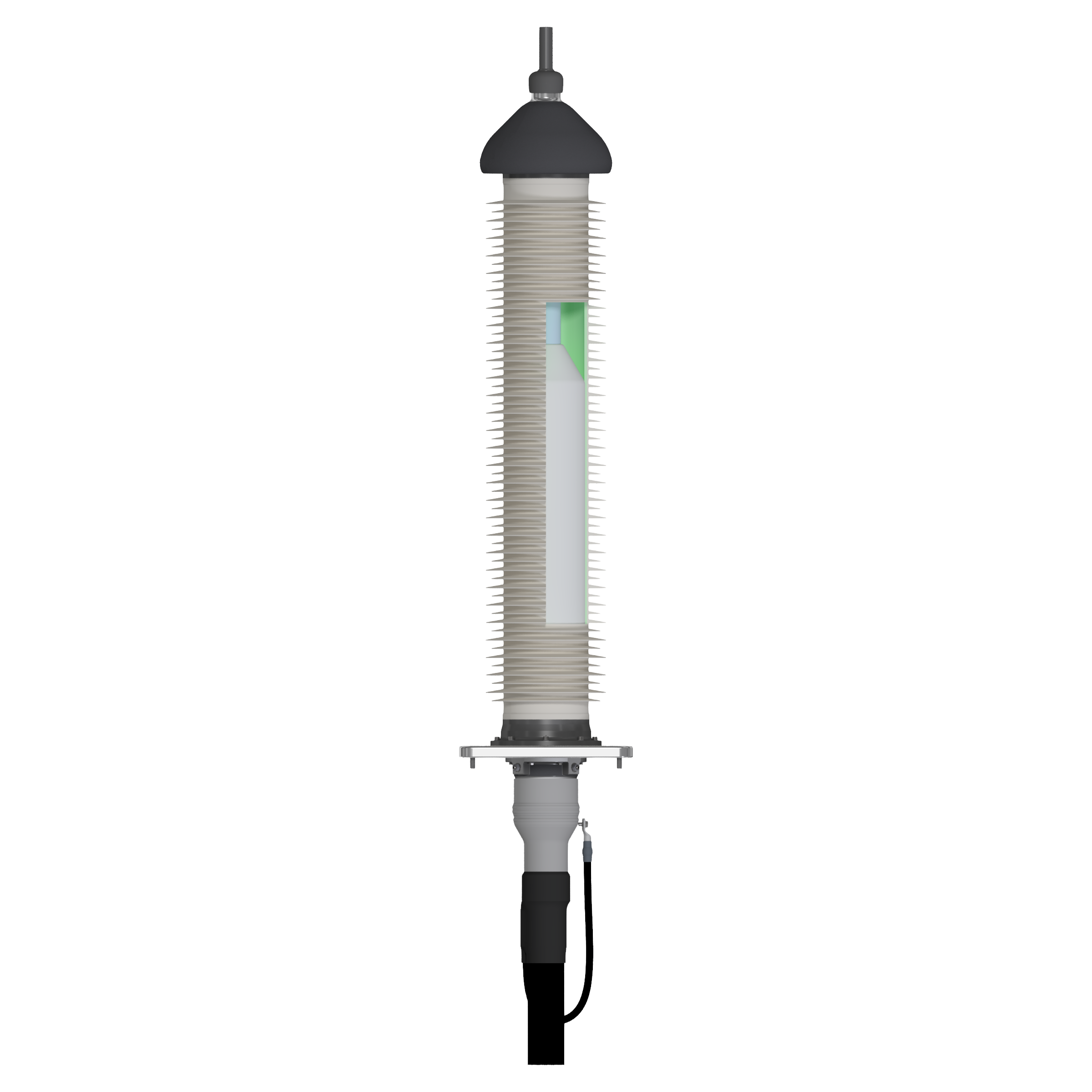 Composite insulator with silicone sheds