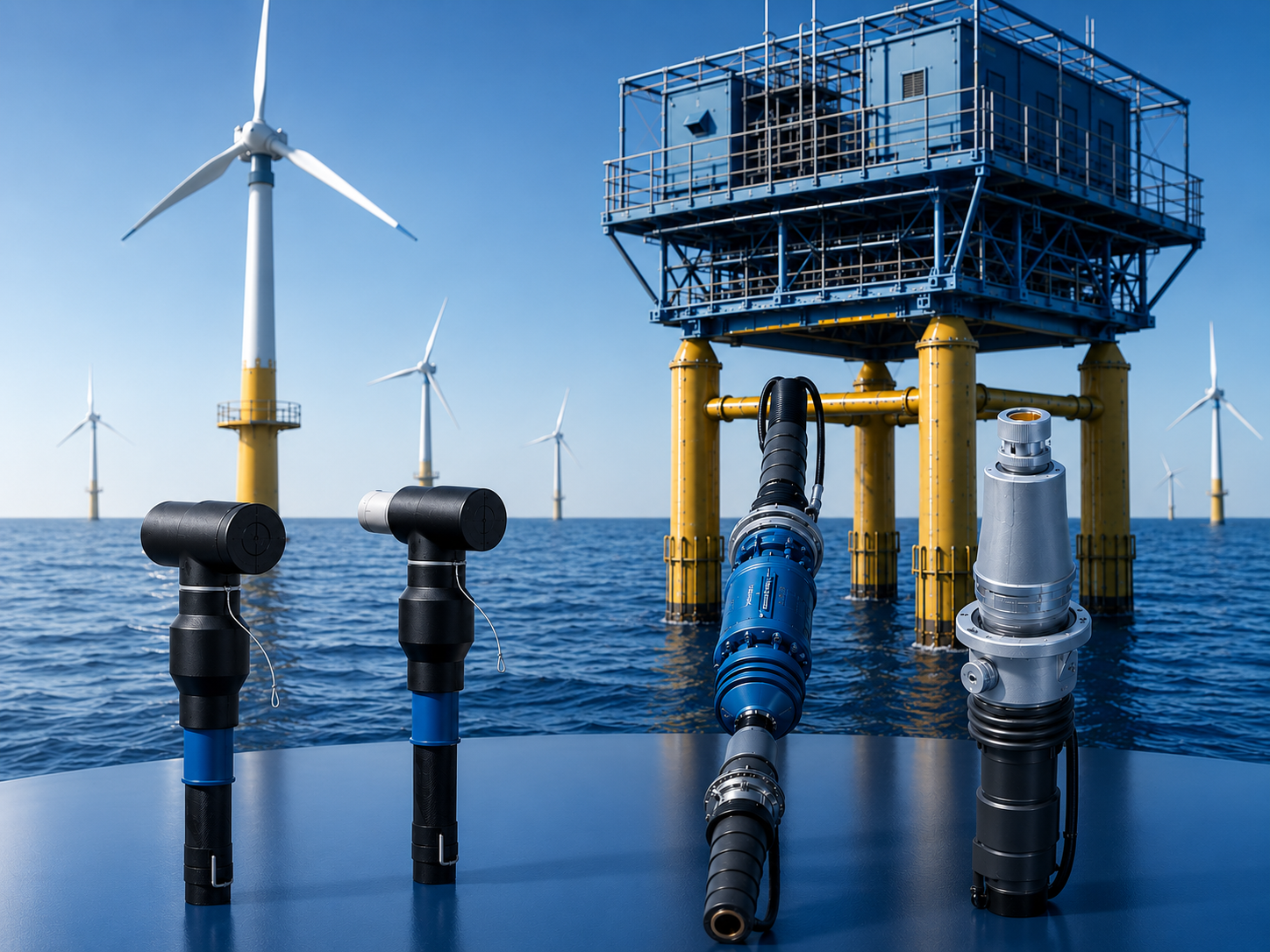 Blue Connect® 2 Blue Connect separable connectors, joint and termination at an offshore wind farm